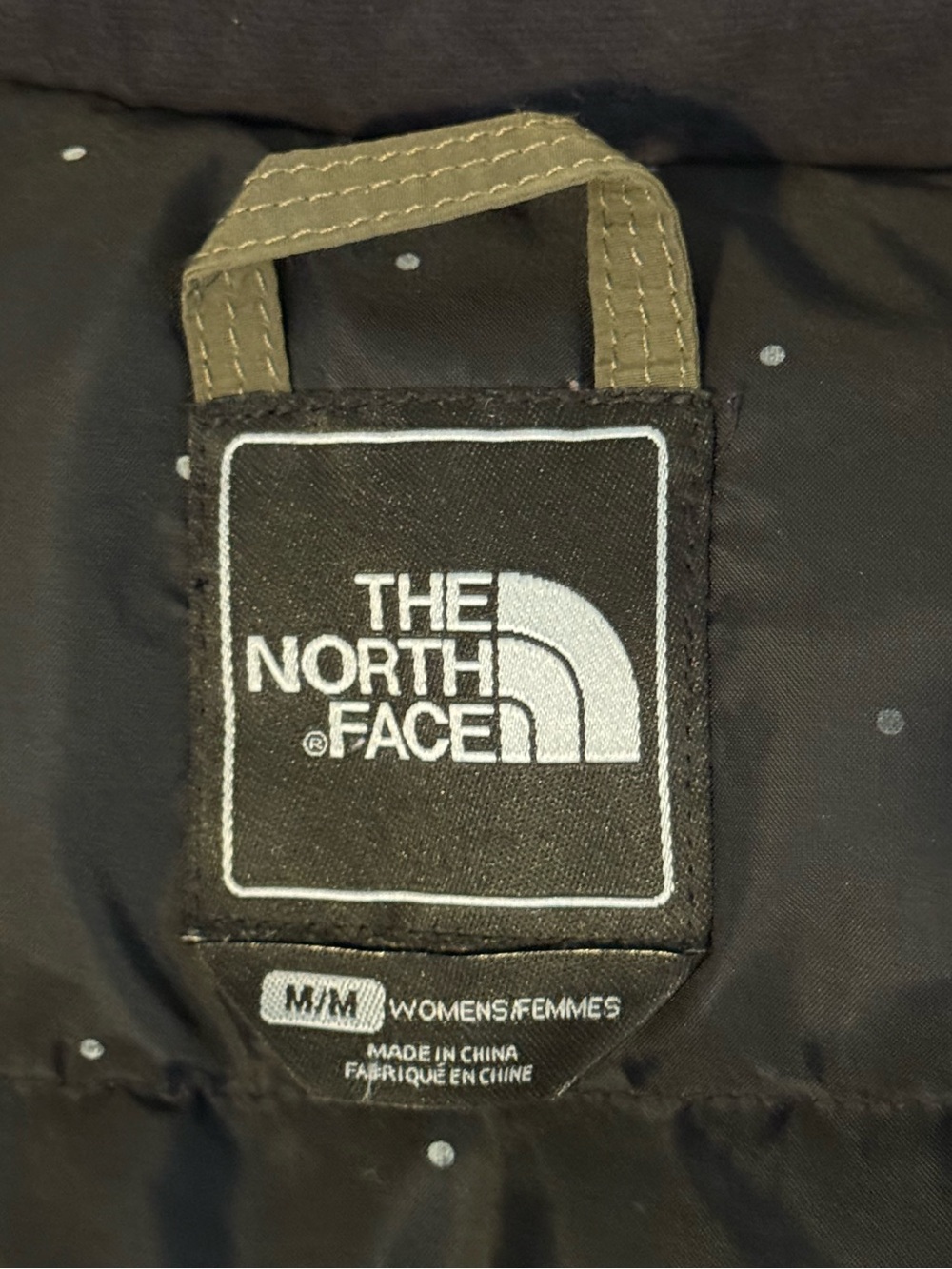 The North Face 600 HyVent Goose Down Puffer Jacket Green Fur Hood Medium - Picture 7 of 13
